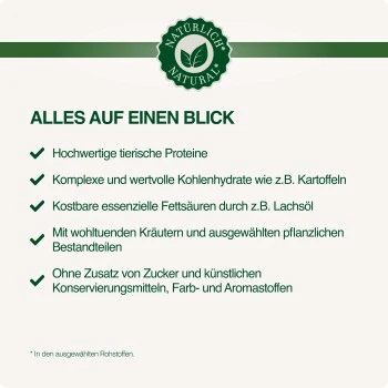 REAL NATURE Adult Rind Mit Ital. Schinken 6x800 G 3 REAL NATURE Adult Rind Mit Ital. Schinken 6x800 G – Bild 3