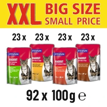 FIT+FUN Ragout Multipack 92x100g 4 Leckere Sorten 2 FIT+FUN Ragout Multipack 92x100g 4 Leckere Sorten – Bild 2